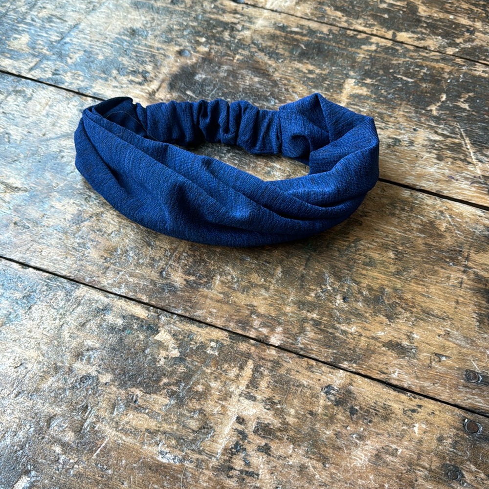 Blue Stretchy Headband